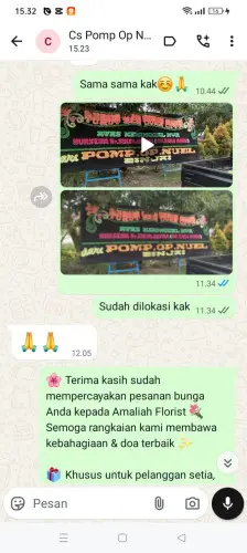 Testimonial Papan Bunga summarecon kelapa gading